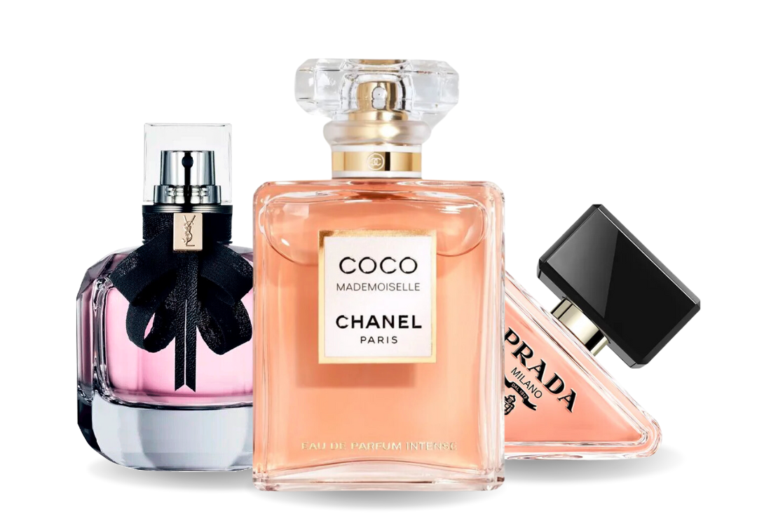Set de 3 perfumes | Prada PARADOXE, COCO MADEMOISELLE a MON PARIS 100 ml